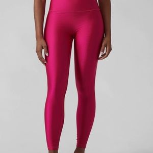 Athleta Ultra high rise Elation Shine tight size small